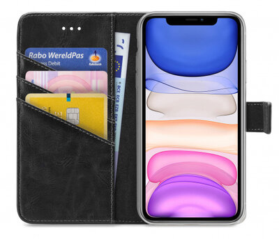 My Style Flex Wallet iPhone 11 / iPhone XR hoesje zwart