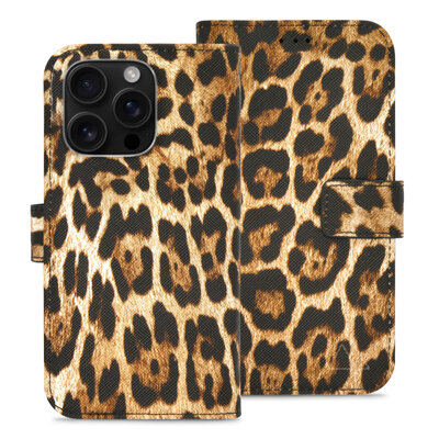 My Style Flex Wallet iPhone 16 Pro hoesje leopard