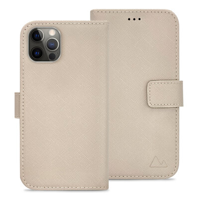 My Style Flex Wallet iPhone 12 Pro / iPhone 12 hoesje taupe