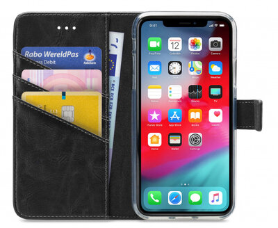 My Style Flex Wallet iPhone XS / iPhone X hoesje zwart