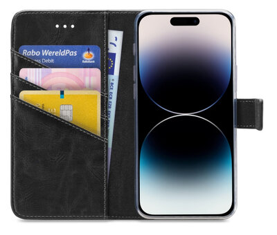 My Style Flex Wallet iPhone 14 Pro hoesje zwart