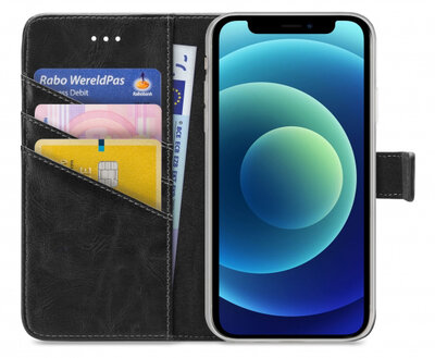My Style Flex Wallet iPhone 12 mini hoesje zwart