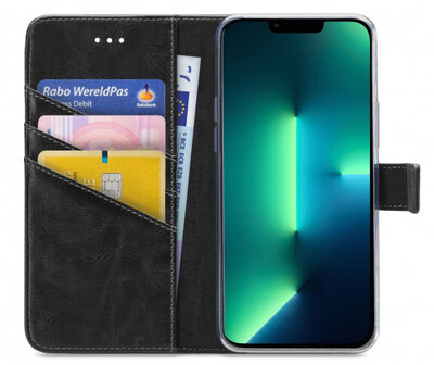 My Style Flex Wallet iPhone 13 Pro hoesje zwart