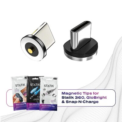 Statik Magnetische USB-C adapters 3 pack