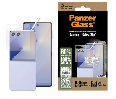 PanzerGlass Combo 2 in 1 Galaxy Z Flip 7 screenprotector