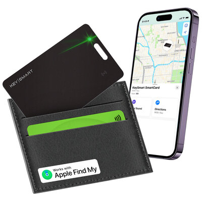 KeySmart SmartCard Find My Wallet tracker zwart