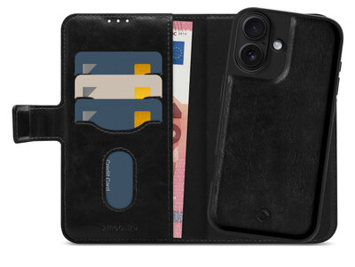 Mobilize 2 in 1 Wallet MagSafe iPhone 17 hoesje zwart