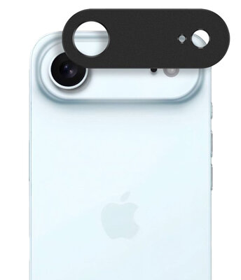 TechProtection iPhone Air aluminium camera beschermer zwart
