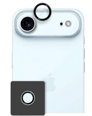 TechProtection iPhone Air camera ring beschermer zwart