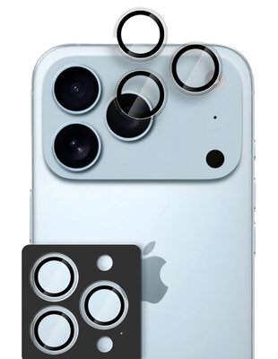 TechProtection iPhone 17 Pro / iPhone 17 Pro Max camera ring beschermer transparant