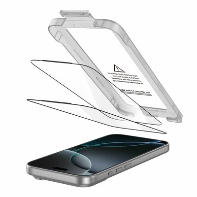 TechProtection Quick Set iPhone Air screenprotector 2 pack