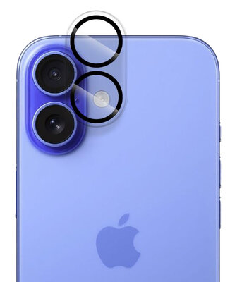 TechProtection iPhone 17 aluminium camera beschermer transparant