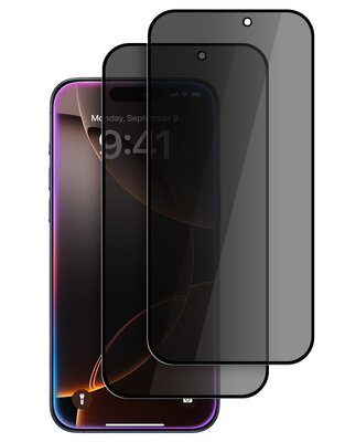 TechProtection Privacy Glass Fit iPhone Air screenprotector 2 pack