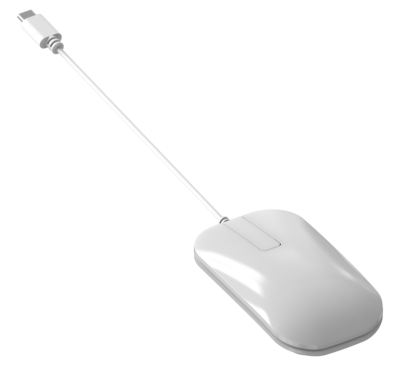 ZAGG bedrade USB-C muis wit