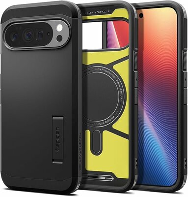 Spigen Tough Armor MagSafe Google Pixel 10 Pro XL hoesje zwart