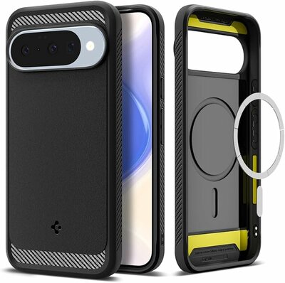 Spigen Rugged Armor MagSafe Google Pixel 10 / Google Pixel 10 Pro hoesje zwart