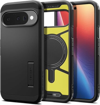 Spigen Tough Armor MagSafe Google Pixel 10 / Google Pixel 10 Pro hoesje zwart
