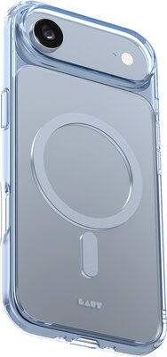 LAUT Crystal Fluro MagSafe iPhone Air hoesje blauw