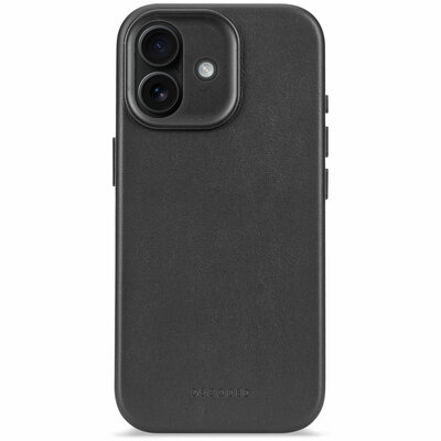 Decoded Leather Back Cover iPhone 17 hoesje zwart
