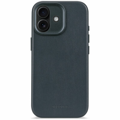 Decoded Leather backcover iPhone 17 hoesje blauw