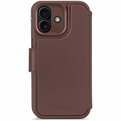 Decoded Leather Detachable 2 in 1&nbsp;Wallet iPhone 17 hoesje bruin