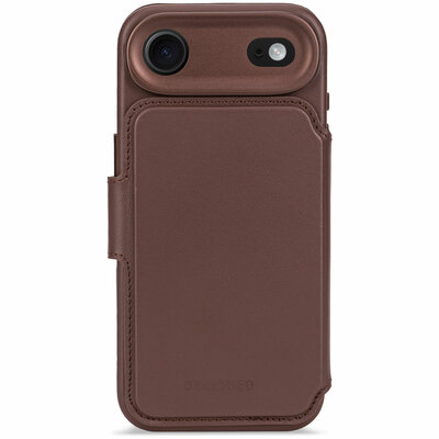Decoded Leather Detachable 2 in 1&nbsp;Wallet iPhone 17 Air hoesje bruin