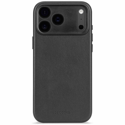 Decoded Leather backcover iPhone 17 Pro Max hoesje zwart