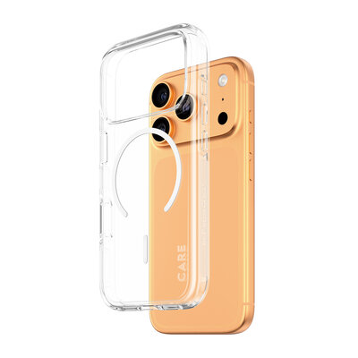 PanzerGlass CARE Urban Combat MagSafe iPhone 17 Pro hoesje transparant wit