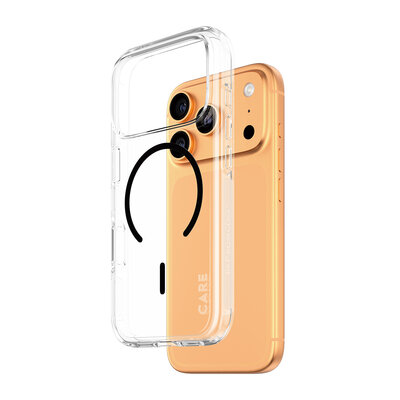 PanzerGlass CARE Urban Combat MagSafe iPhone 17 Pro hoesje transparant zwart