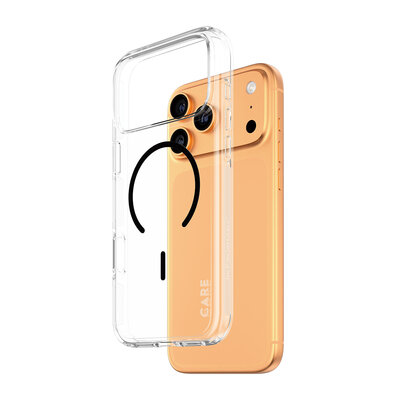 PanzerGlass CARE Urban Combat MagSafe iPhone 17 Pro Max hoesje transparant zwart