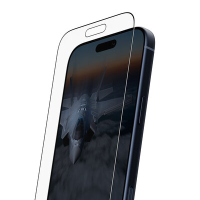 PanzerGlass Stealth Ultra Wide Fit iPhone 17 Pro Max glazen screenprotector fast fit