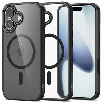 TechProtection MagSafe iPhone 17 hoesje zwart