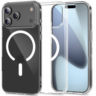 TechProtection Hybrid MagSafe iPhone 17 Pro Max hoesje transparant