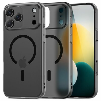 TechProtection MagSlim MagSafe iPhone 17 Pro Max hoesje zwart