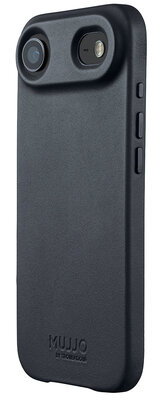 Mujjo Full Leather iPhone 17 Air hoesje basalt