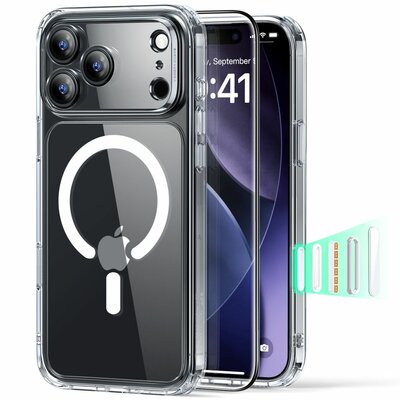 ESR Classic Hybrid MagSafe iPhone 17 Pro Max hoesje met screenprotector