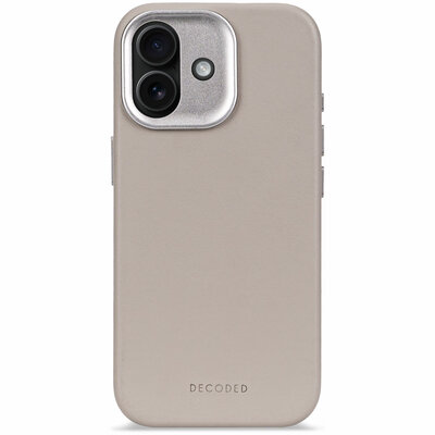 Decoded Leather backcover iPhone 17 hoesje blauw