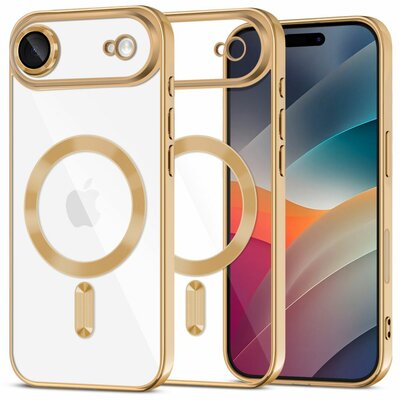 TechProtection Flex MagSafe iPhone 17 Air hoesje goud