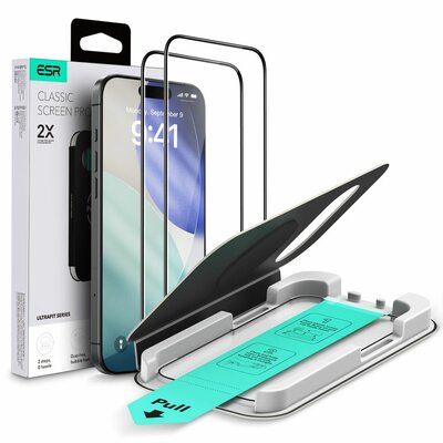 ESR UltraFit Tempered Glass iPhone Air screenprotector 2 pack