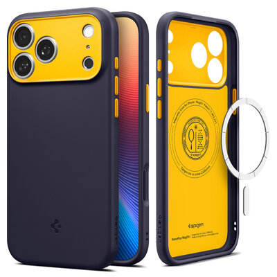 Spigen Nano Pop MagSafe iPhone 17 Pro hoesje blauw