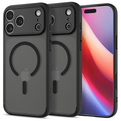 Spigen Ultra Hybrid MagSafe iPhone 17 Pro Max hoesje frost zwart