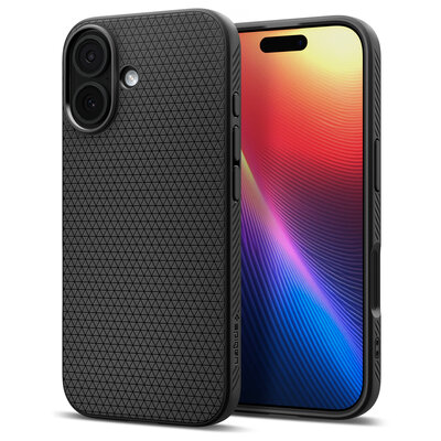 Spigen Liquid Air iPhone 17 hoesje zwart