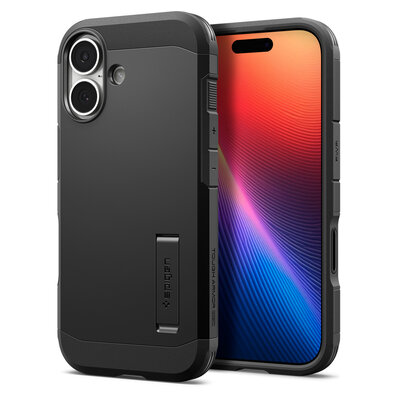 Spigen Tough Armor T MagSafe iPhone 17 hoesje zwart