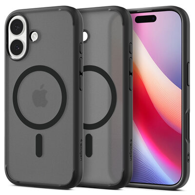 Spigen Ultra Hybrid MagSafe iPhone 17 hoesje frost zwart