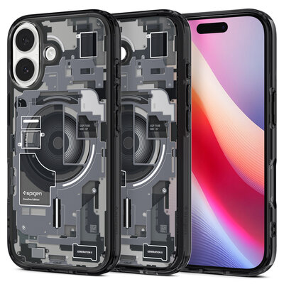 Spigen Ultra Hybrid Zero One MagSafe iPhone 17 hoesje zwart