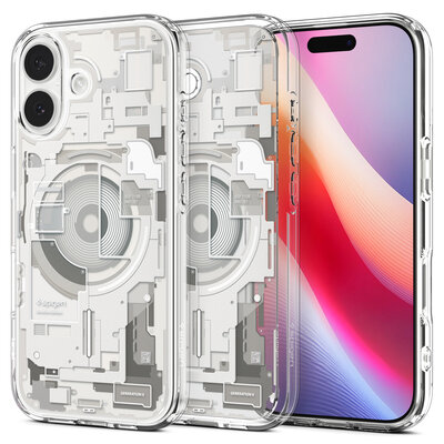 Spigen Ultra Hybrid Zero One MagSafe iPhone 17 hoesje titanium