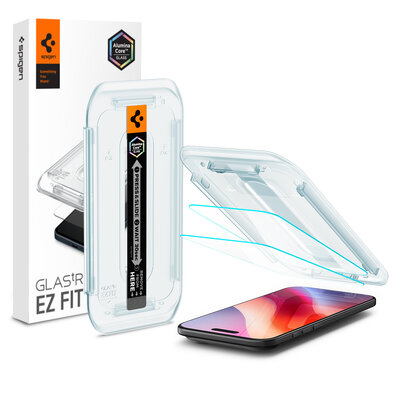 Spigen GlastR EZ Fit iPhone 17 Air glazen screenprotector 2 pack