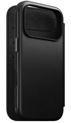 Nomad Modern Leather Folio iPhone 17 Pro Max hoesje zwart