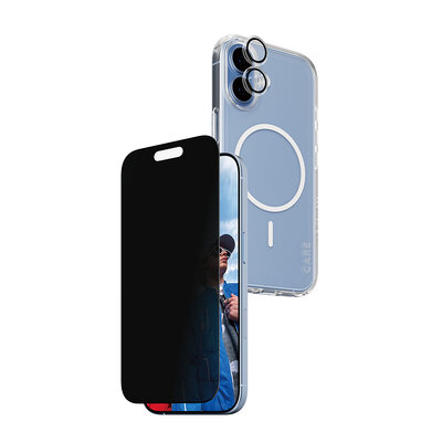 PanzerGlass Privacy 3 in 1 bundel iPhone 17 hoesje screen en camera protector