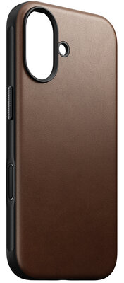 Nomad Modern Leather iPhone 17 hoesje zwart